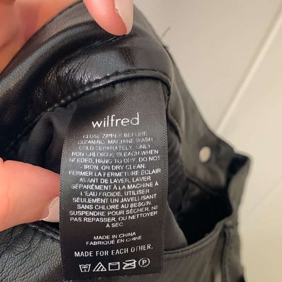Wilfred Aritzia Melina Pants Faux Leather Size 4 - Picture 9 of 10